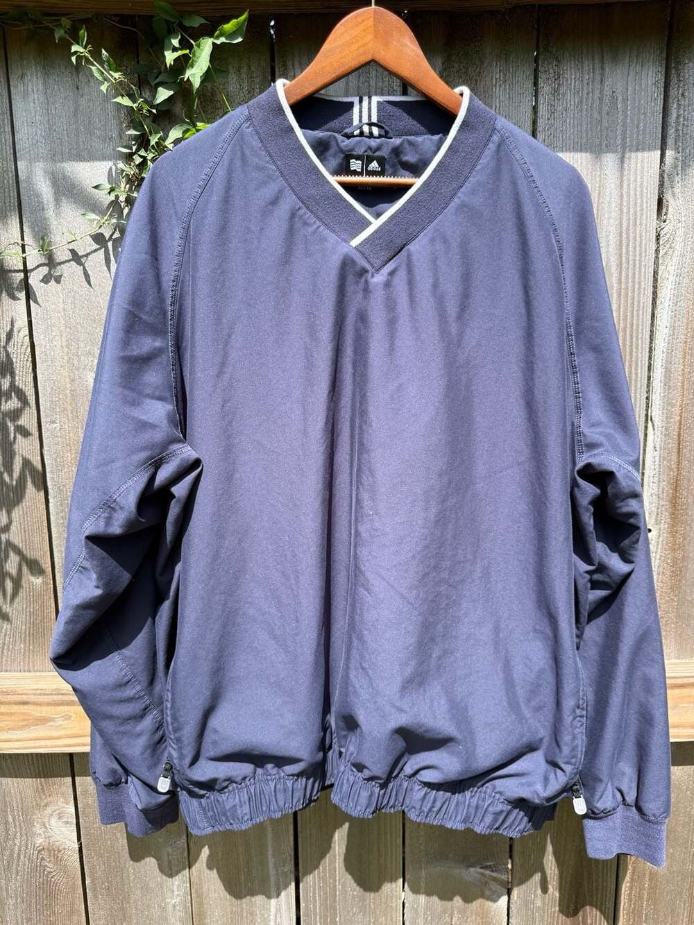 2003 Adidas Climashell WindBreaker Jacket XL Navy Blue Golf Vintage Sweatshirt